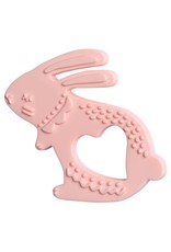 Silicone Bunny Teether, Pink
