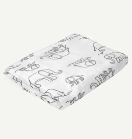 Oliver & Rain Elephant Organic Swaddle