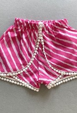Almirah Hot Pink + White Shorts
