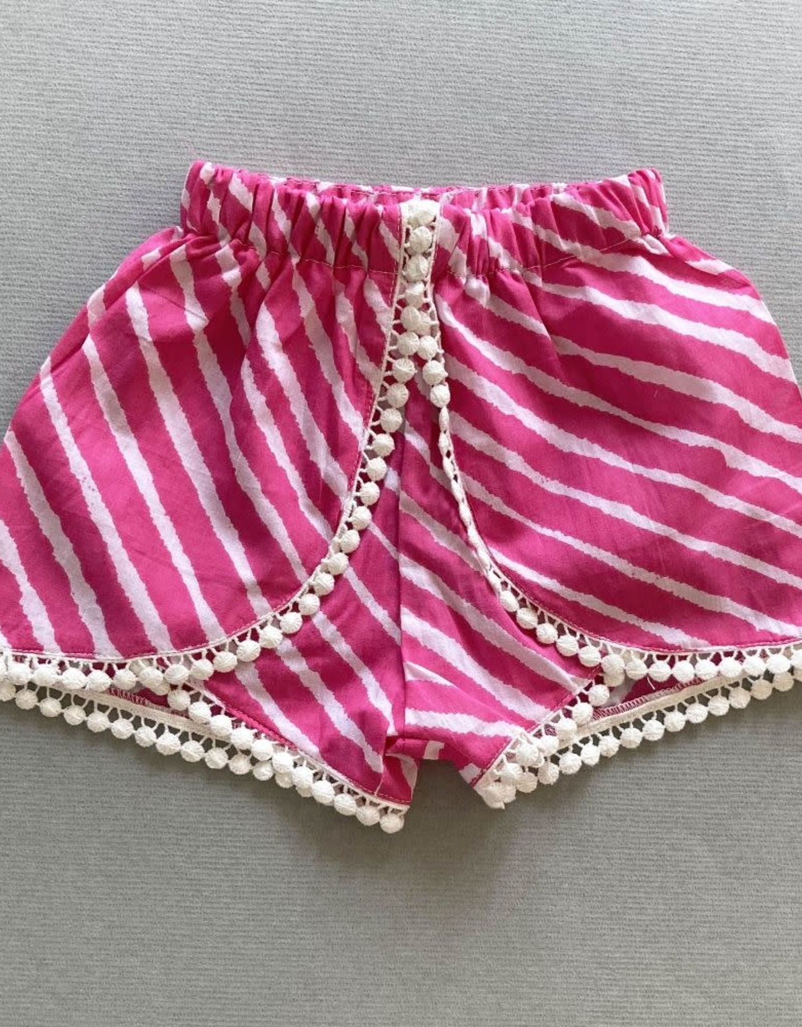 Almirah Hot Pink + White Shorts