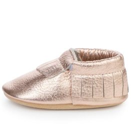 BirdRock Baby Moccasins - Rose Gold