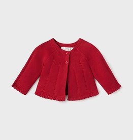 Mayoral Knit Cardigan - Red