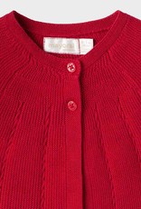 Mayoral Newborn Knit Cardigan - Red