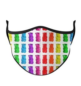 Top Trenz Fashion Face Mask, Large, Gummy Bear