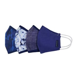 Andy & Evan 4 Pack of Masks -Navy Multi Ages 8+