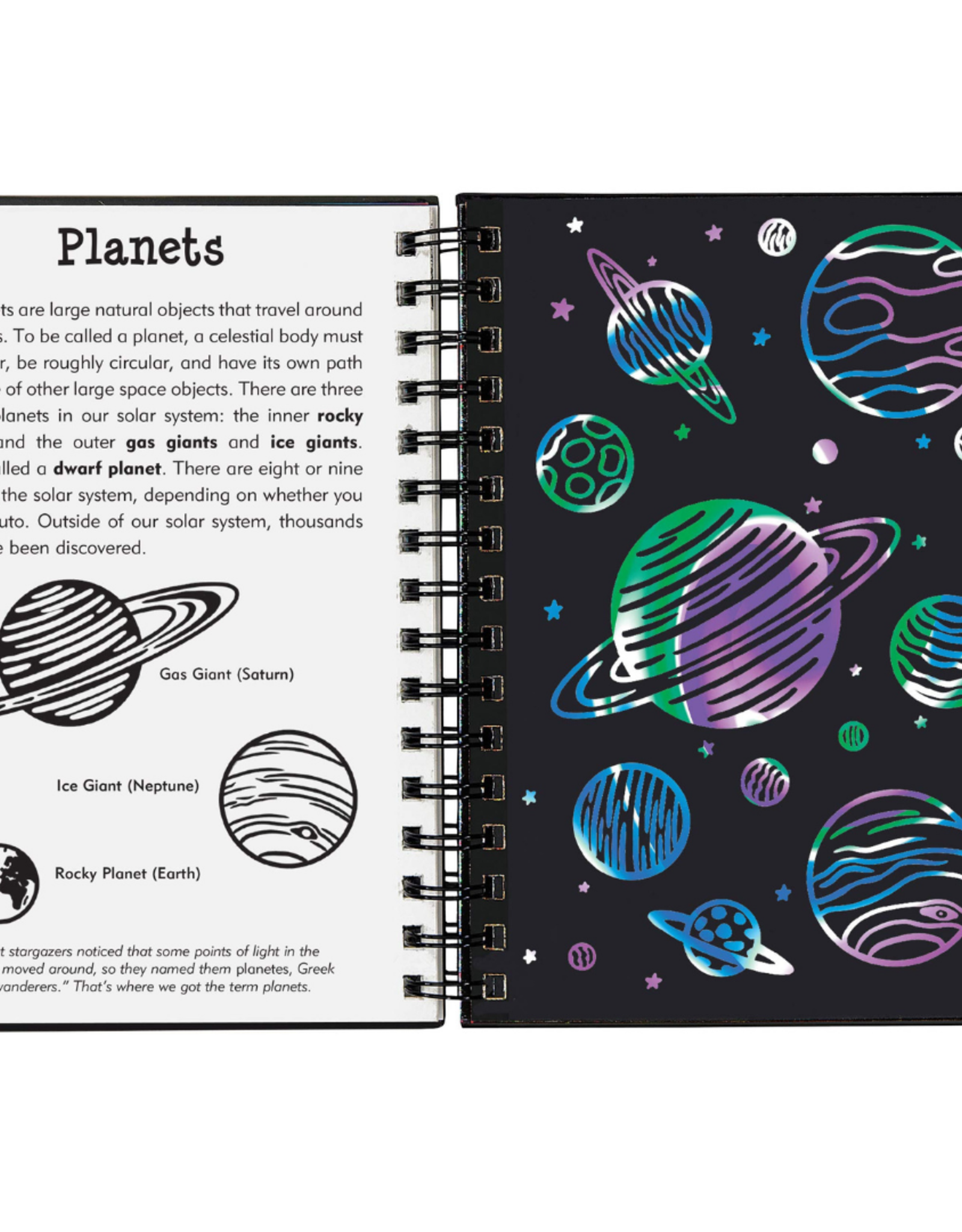 Peter Pauper Scratch + Sketch Outer Space