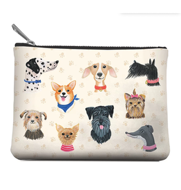 Doggone Cute Zippered Pouch, Medium