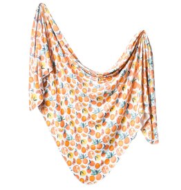 Copper Pearl Swaddle Blanket Citrus