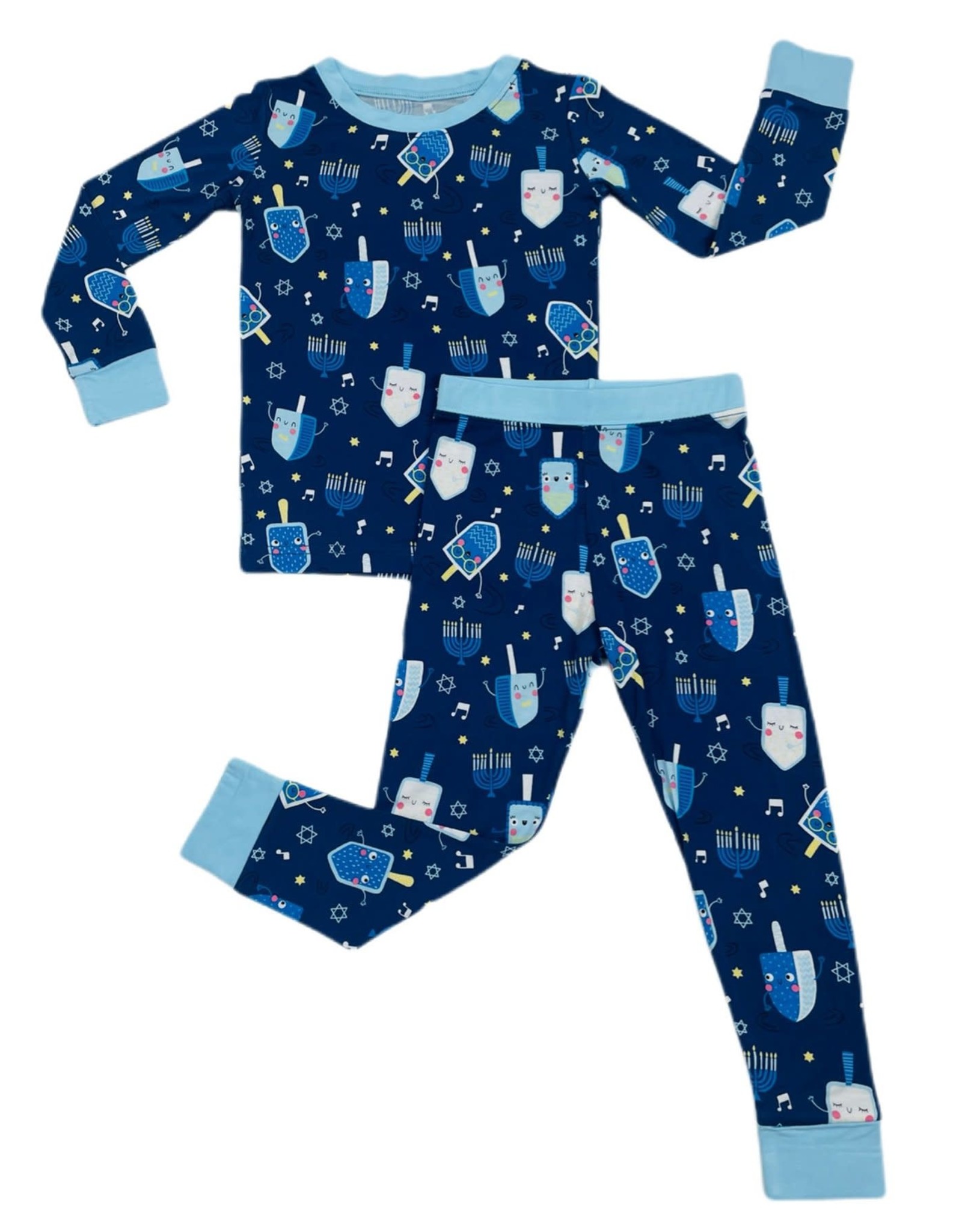 Little Sleepies Dancing Dreidels Two-Piece Pajama Set