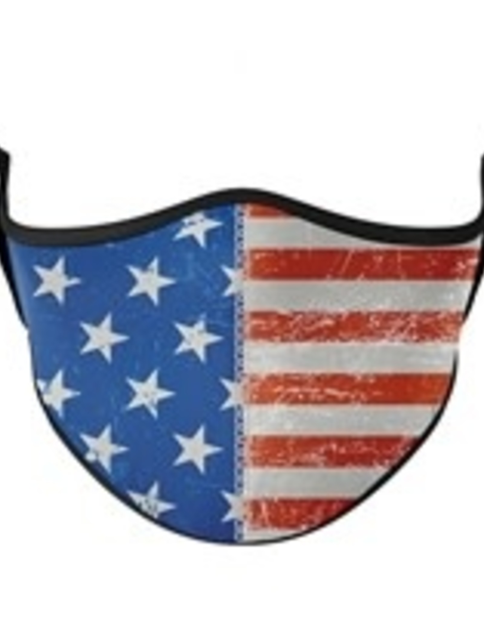 Top Trenz Fashion Face Mask, Large, American Flag