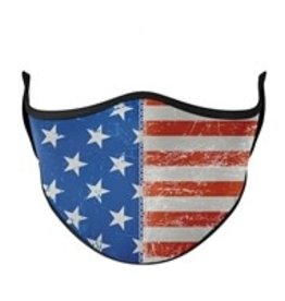 Top Trenz Fashion Face Mask, Large, American Flag