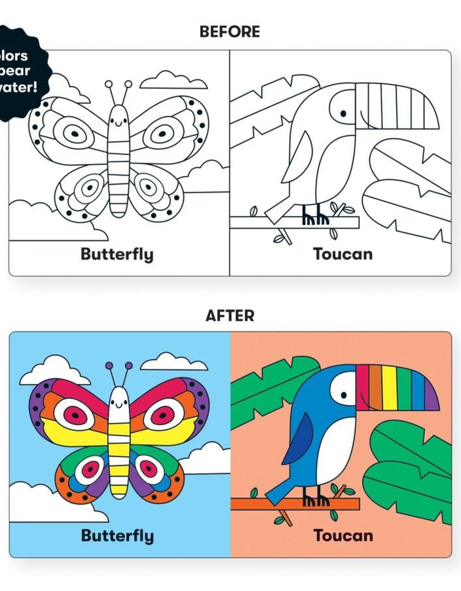 Wild Rainbow Color Magic Bath Book