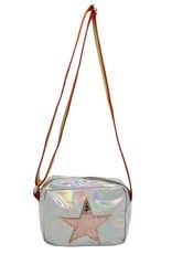 Star Purse with Rainbow Straps - Silver