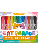 ooly Cat Parade 12 pk Twist-up Watercolor Gel Crayons