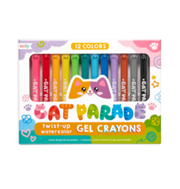 ooly Cat Parade 12 pk Twist-up Watercolor Gel Crayons