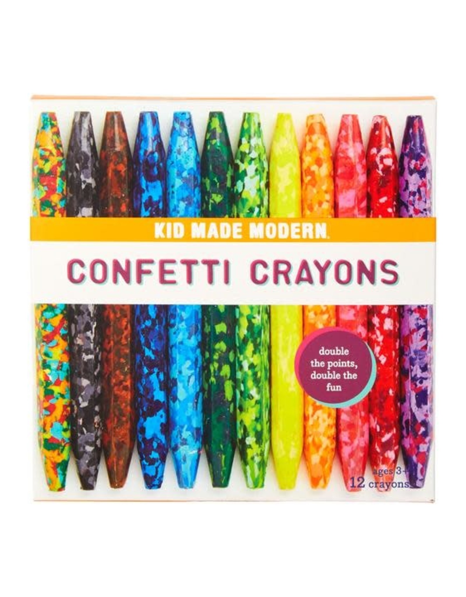 Kid Made Modern Confetti Crayons