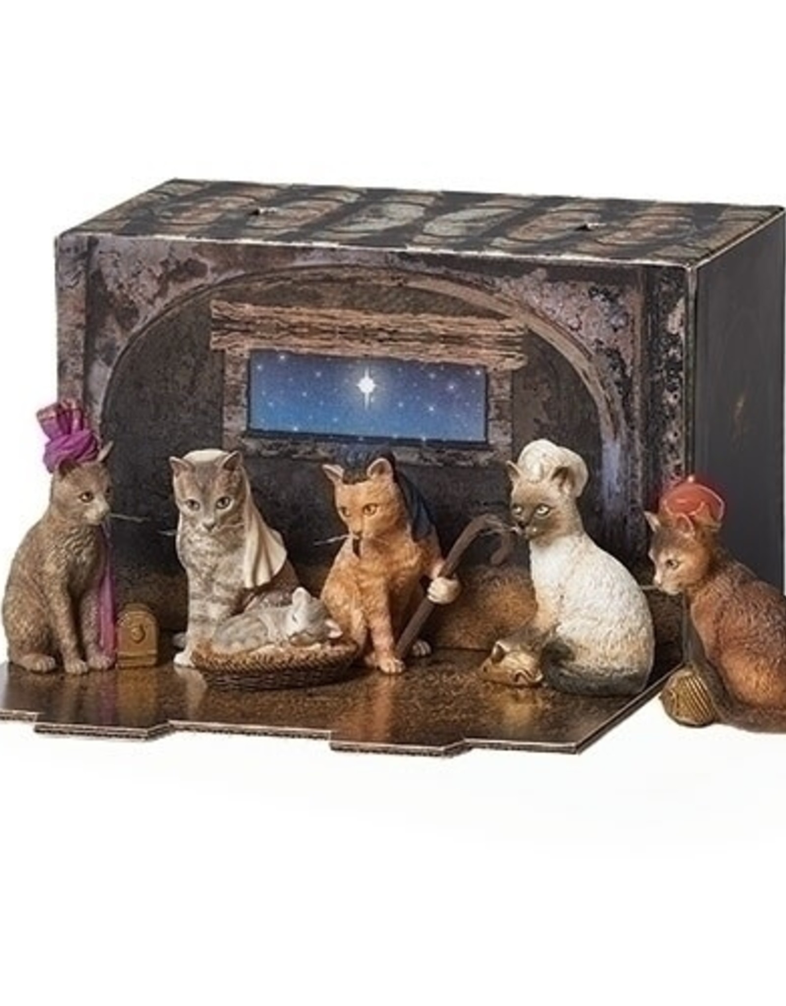 Cat Nativity 7 Piece Set