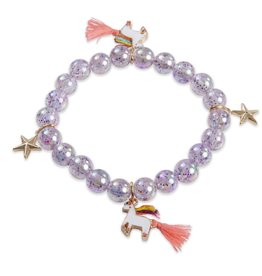 Purple Unicorn Star Bracelet