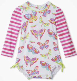 Hatley Botanical Butterflies Baby Rashguard Swimsuit