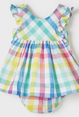 Mayoral Baby -Plaid Dress w/ Bloomers