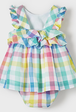 Mayoral Baby -Plaid Dress w/ Bloomers