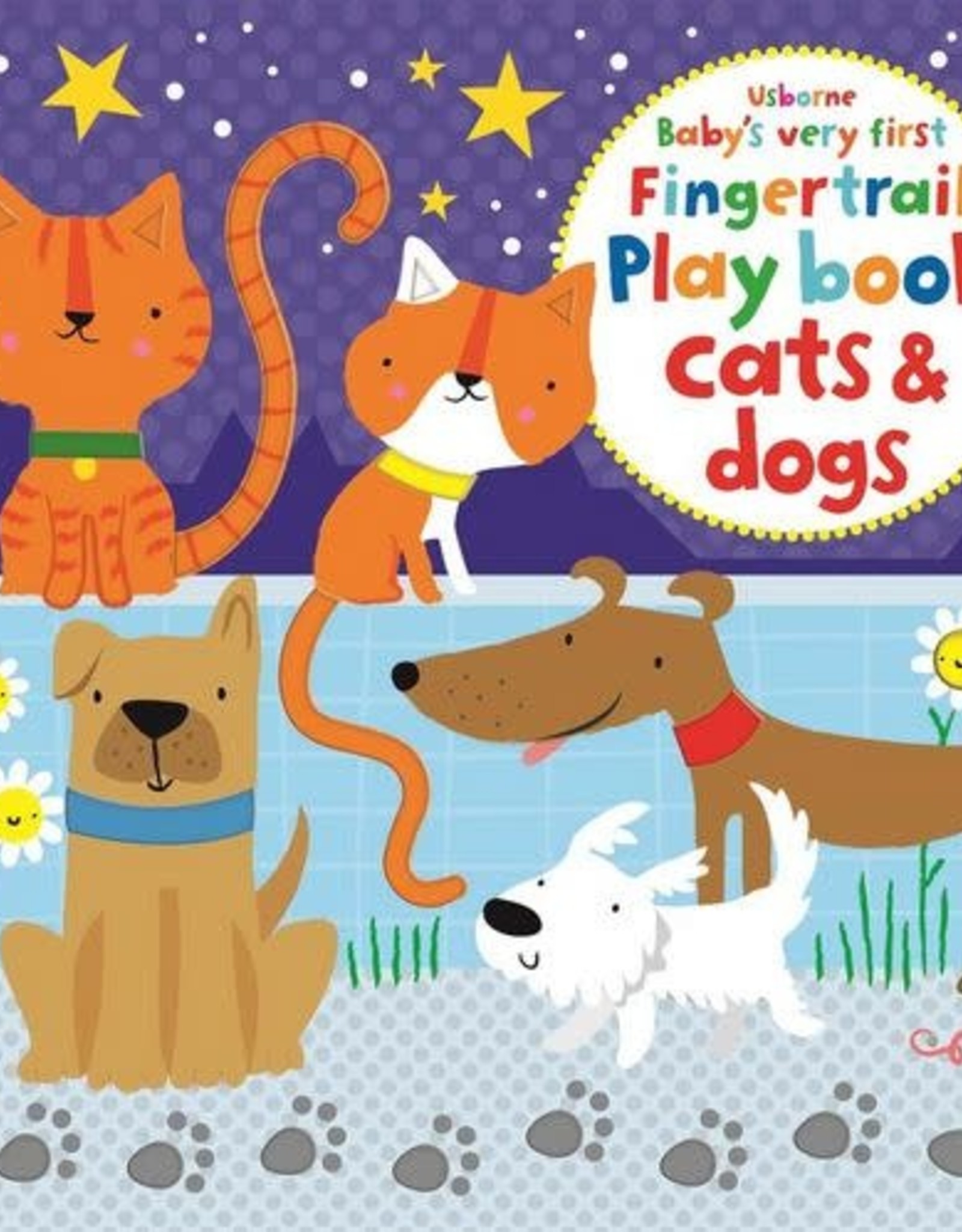 Usborne Fingertrail Playbook Cats & Dogs