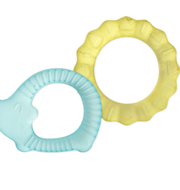 Green Sprouts Cool Nature Teethers, Yellow Aqua