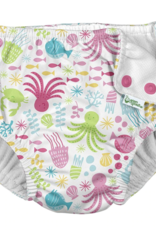 Green Sprouts Swim Diaper, White Sea Pals