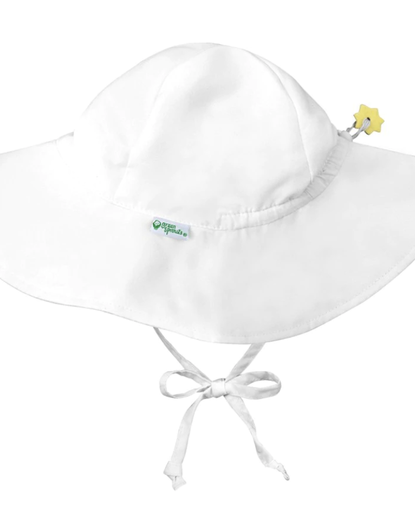 Green Sprouts White Brim Sun Hat