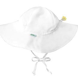 Green Sprouts White Brim Sun Hat