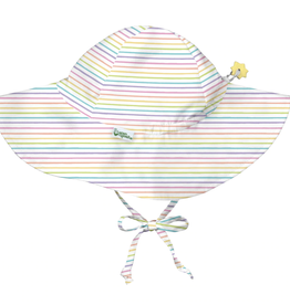 Green Sprouts Rainbow Pinstripe Brim Sun Hat