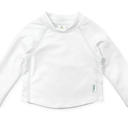 Green Sprouts Long Sleeve White Rash Guard