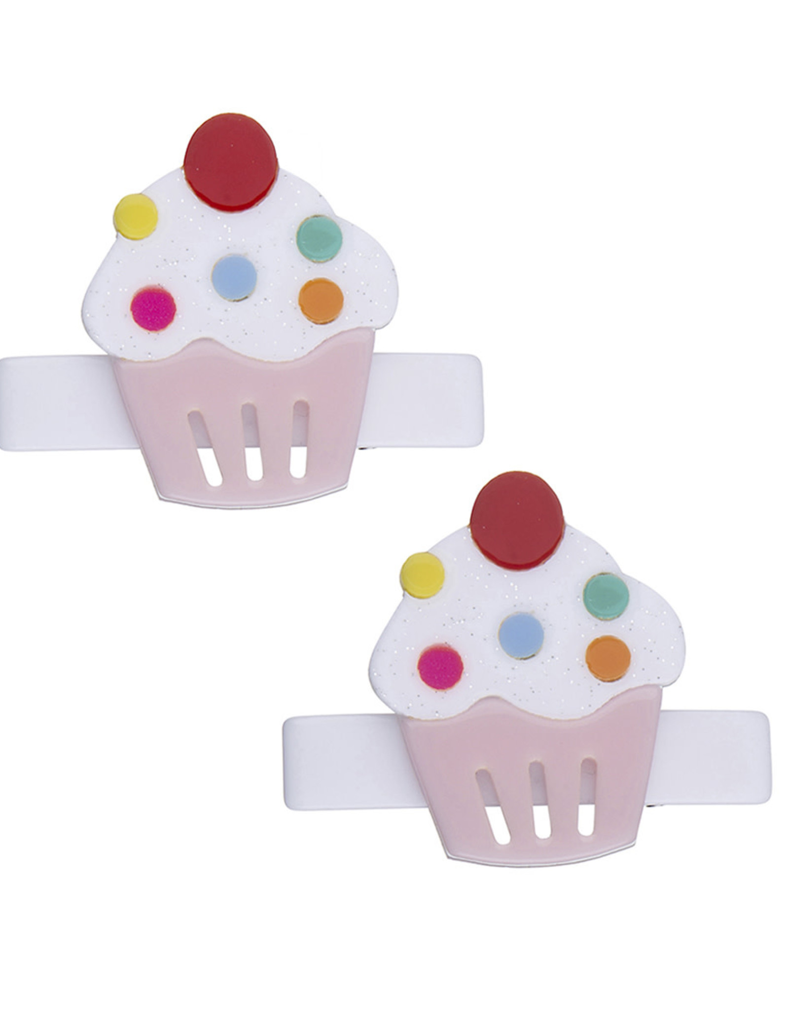 Lilies & Roses Cupcake Clips, set of 2