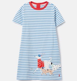 Joules A-Line Artwork Dress - Dogs