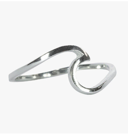 Pura Vida Wave Ring Silver, 5