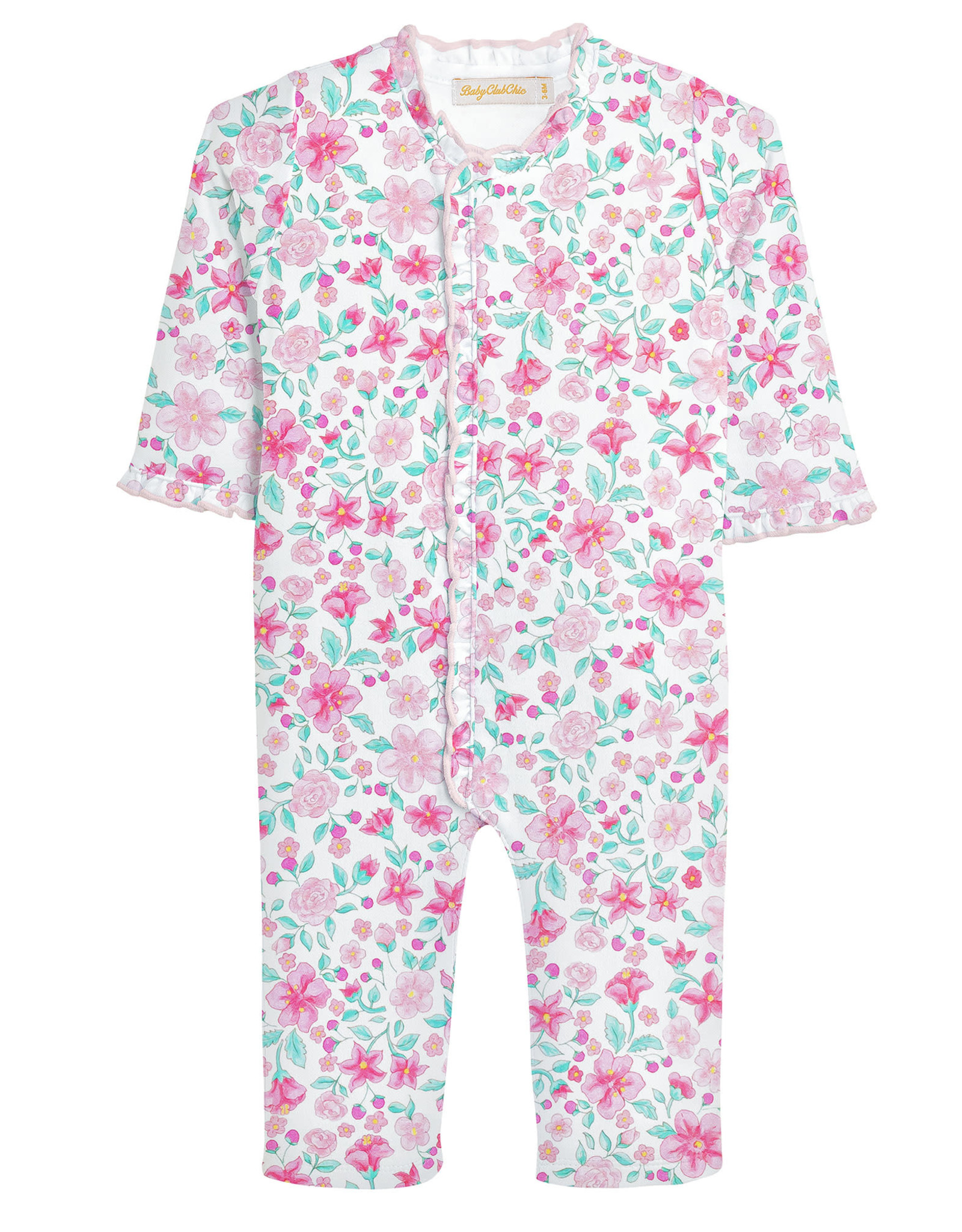 Baby Club Blossom in Pink Coverall