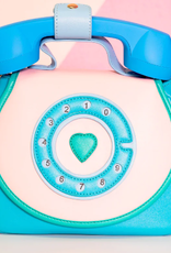 Bewaltz Ring Ring Phone Convertible Handbag-Mermazing, Blue, Pink