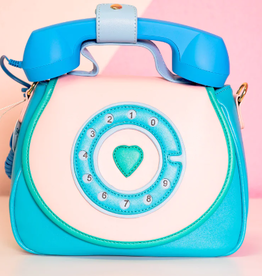 Bewaltz Ring Ring Phone Convertible Handbag-Mermazing, Blue, Pink