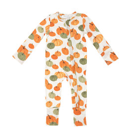 Angel Dear 2-Way Zipper Romper, Pumpkins