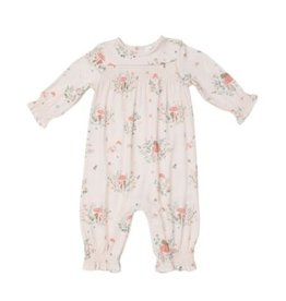 Angel Dear Smocked Romper, Mouse and Mushroom