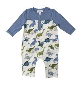 Angel Dear Romper with Pockets, Painterly Dino