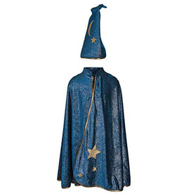 Starry Night Wizard Cap & Cape, size 5-6