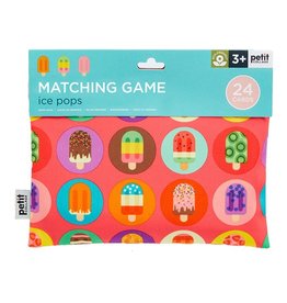 Ice Pops Matching Game in Travel Pouch