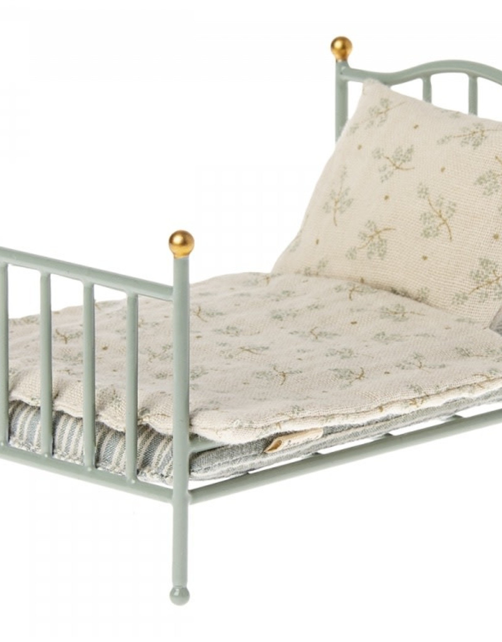 Maileg Vintage Bed, mouse, mint