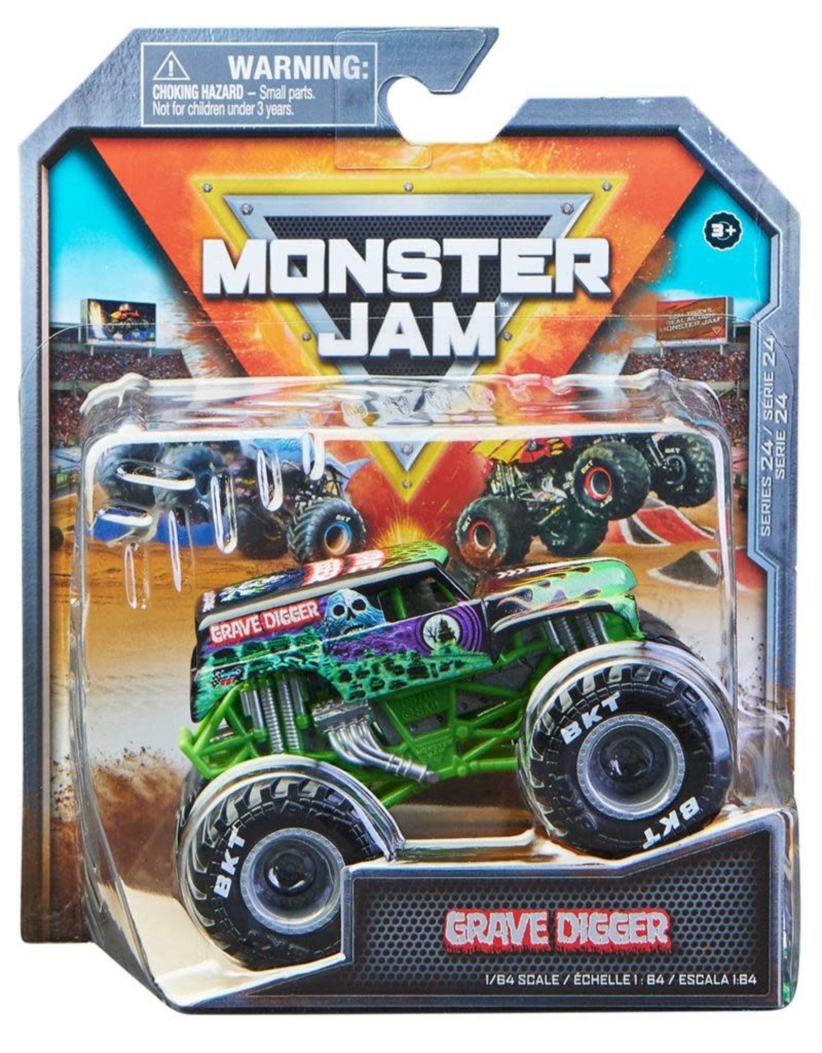 Monster Jam 1:64 Scale Die-Cast Monster Truck, Assorted