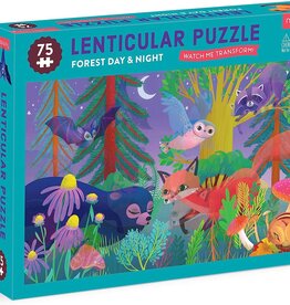 Lenticular Puzzle, Forest Day & Night, 75 pc
