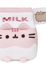 Gund Pusheen Strawberry Milk Sip Plush, 6"