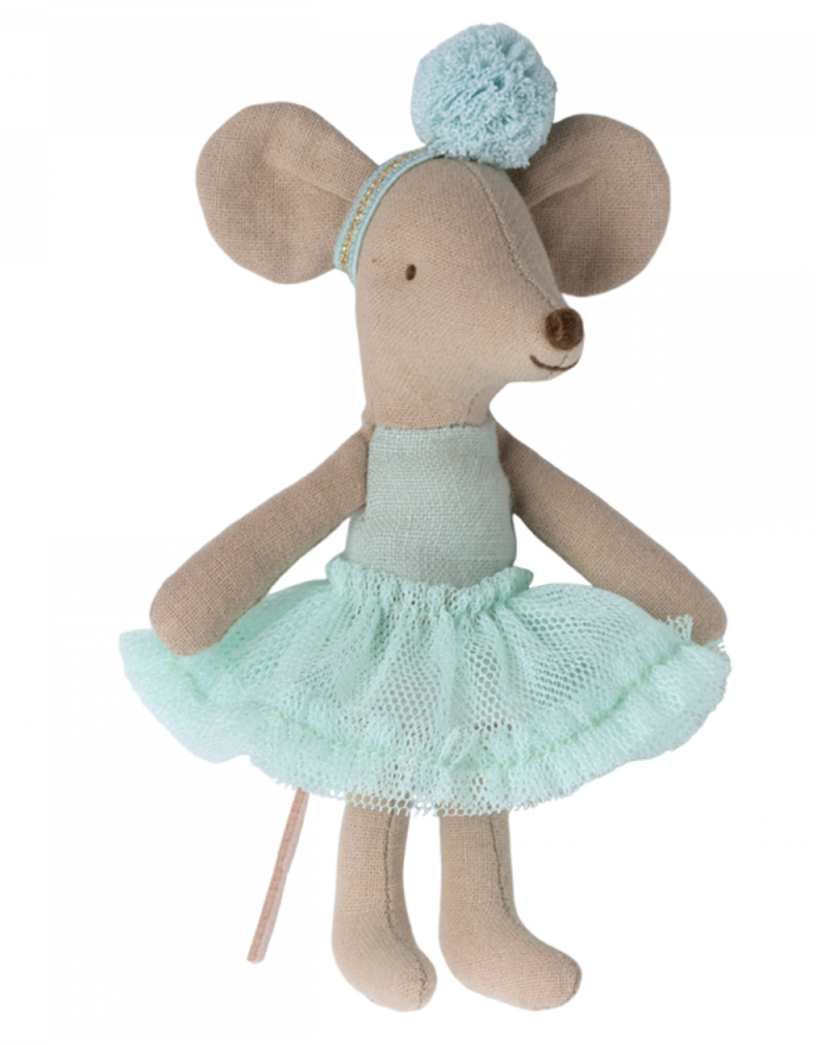 Maileg Ballerina Mouse, little sister, light mint