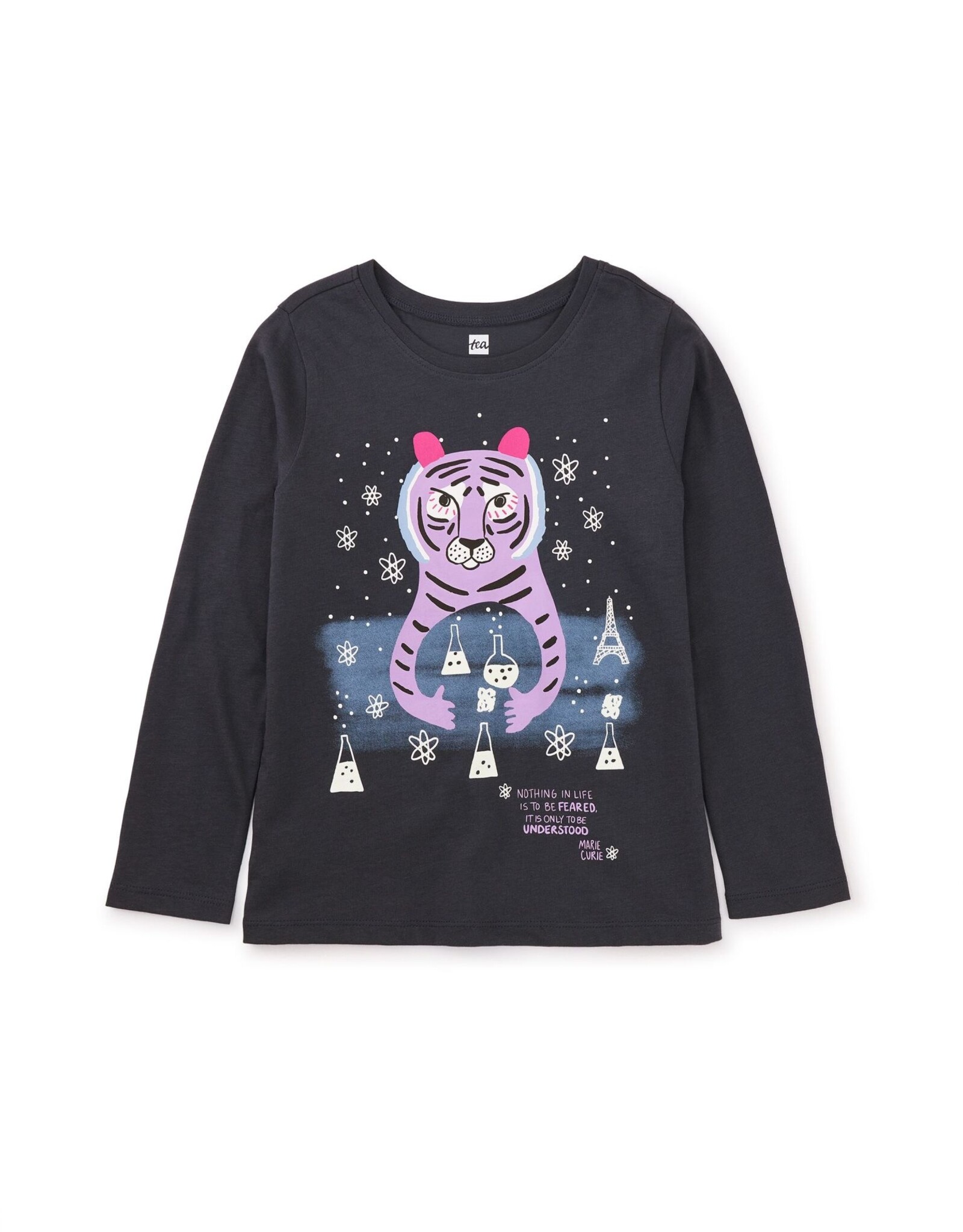 Tea Marie Curie Glow Graphic Tee, Indigo