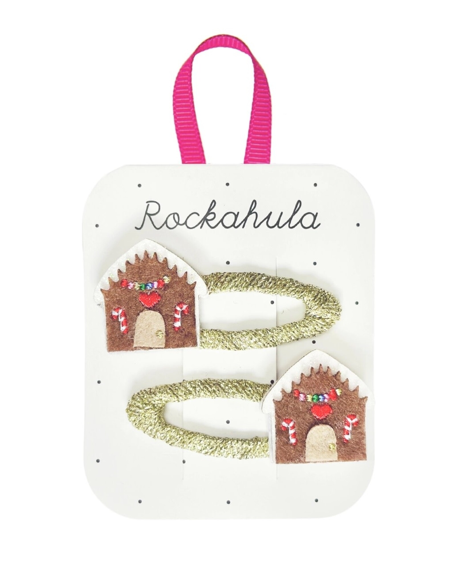 Gingerbread House Clips, Set of 2